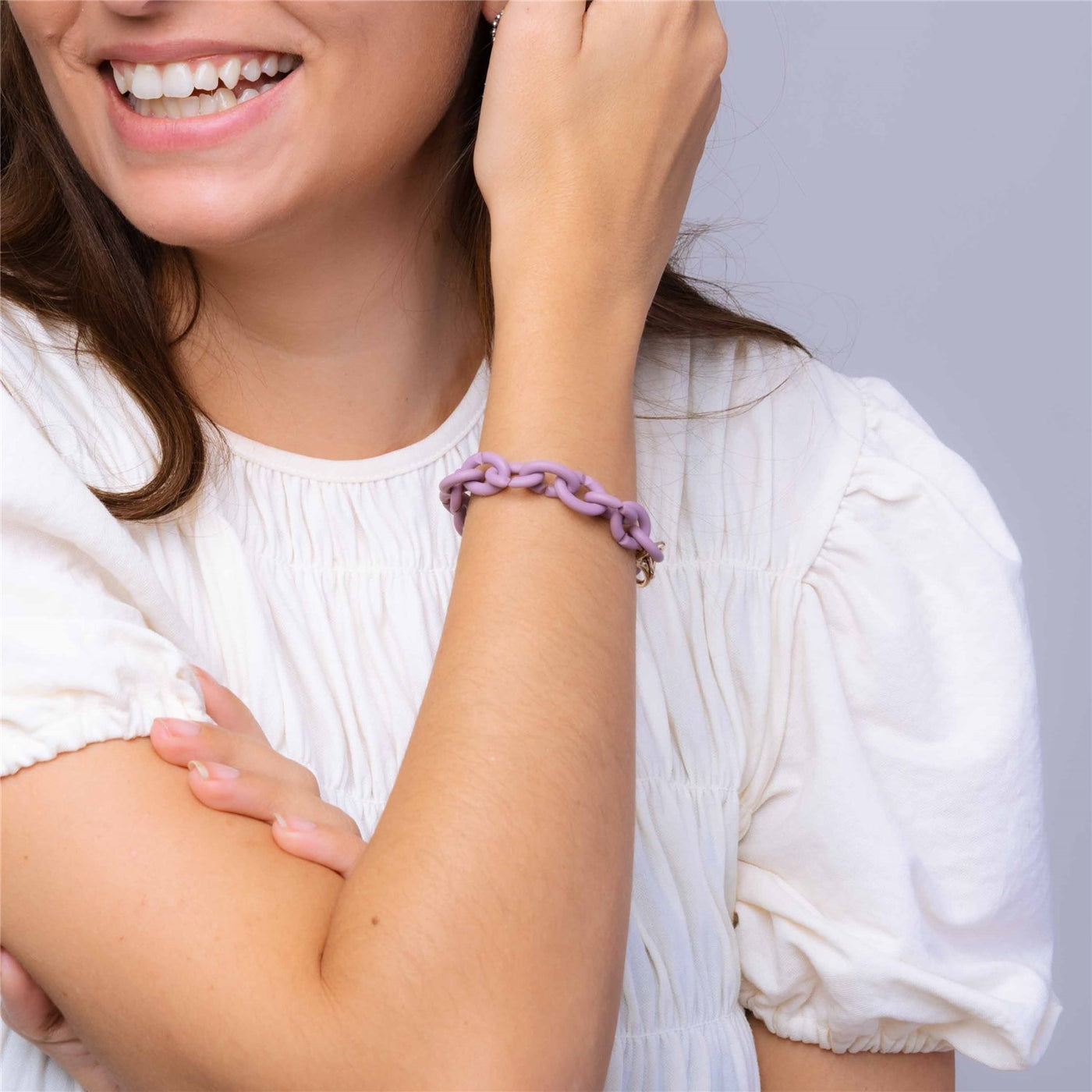 X Jewellery apyrankė, švelniai violetinė